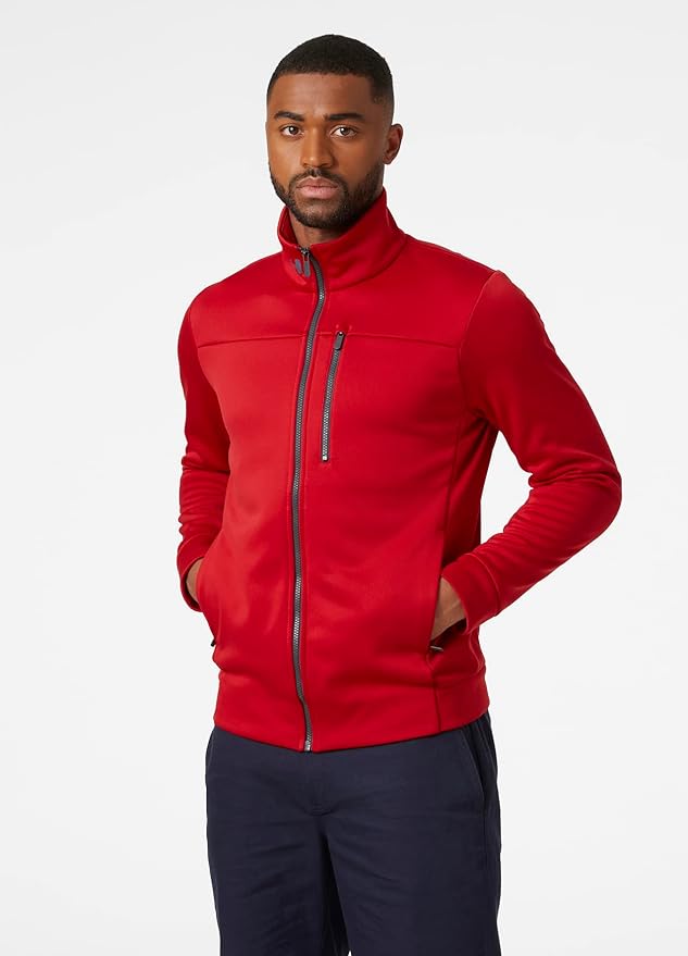 Helly Hansen Crew Fleecejacke – Herren – Rot – 2XL
