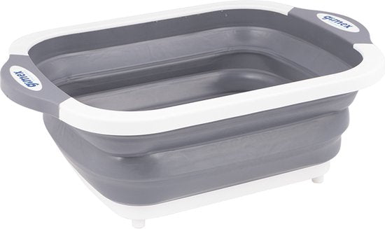Gimex – Schneidebrett – Zusammenklappbar – Grau/Weiß