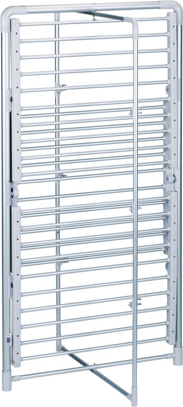 Dirt Devil Elektrischer Wäscheständer mit Heizung - Trockenturm 230W - Stehendes Wäscheständer 21m Trockenraum - IP22 Wasserdicht - 73 x 144 x 68 cm - Aluminium