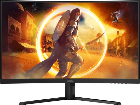 AOC CQ32G4VE – QHD-Gaming-Monitor mit gebogenem Bildschirm – 180 Hz – 32 Zoll