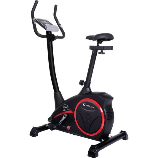Christopeit AL2 II Heimtrainer – Ergometer – 24 Widerstandsstufen – 10 Programme – Tablet-Halterung – Schwarz