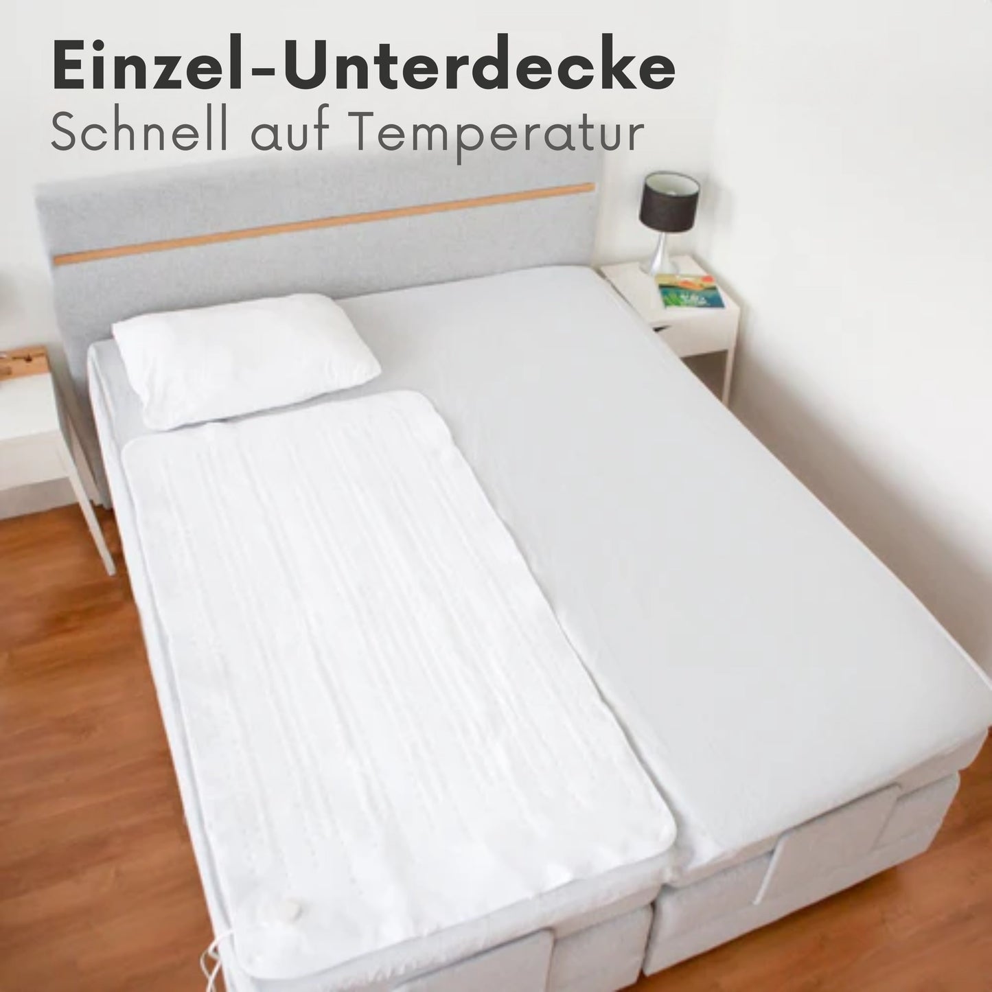 Auronic Elektrische Heizdecke - 1 Person - 150x80cm - Weiß