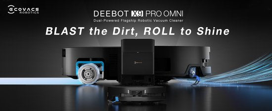 Ecovacs Deebot X9 Pro Omni – Staubsauger- und Wischroboter – Schwarz
