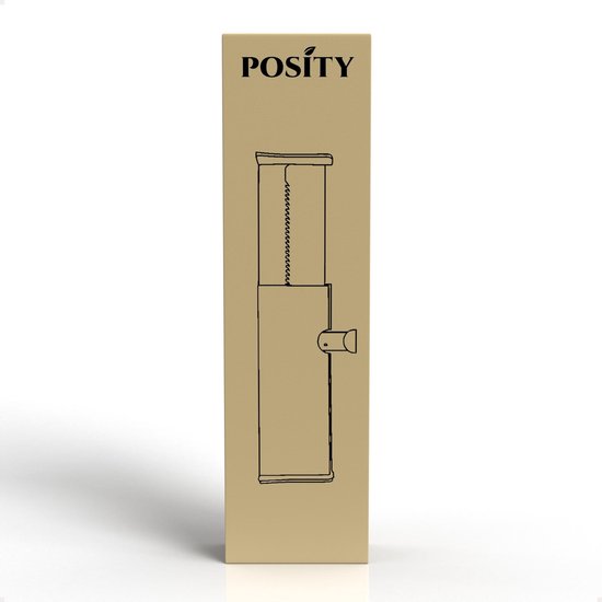Posity Schubladenteiler - Verstellbar & ausziehbar - 4 Stück - Schubladenorganisation - 38-54 cm - Für Küche, Schlafzimmer & Kleidung - Kunststoff - Weiß