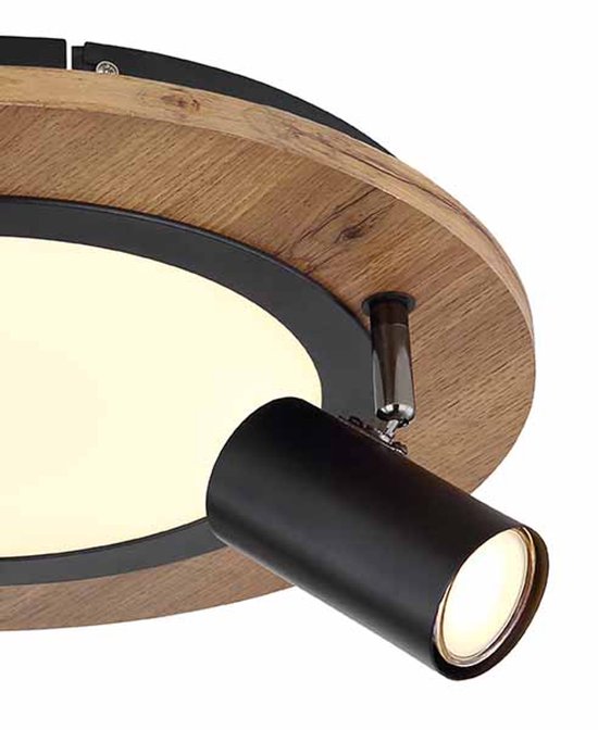 Globo – Deckenleuchte – Kassu – Naturschwarz – Metall – Ø 40 cm – LED – 67307D