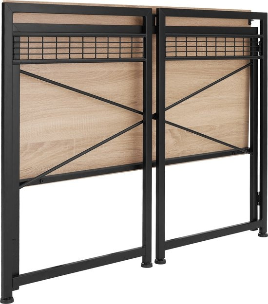 tectake - Paterson Klapptisch 102x51x77cm - hellbraun - 404661