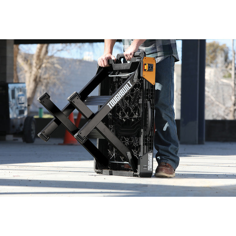 ToughBuilt QuickSet Workbench WB-700 - Schnell klappbar - 855 × 787 × 603 mm - Schwarz