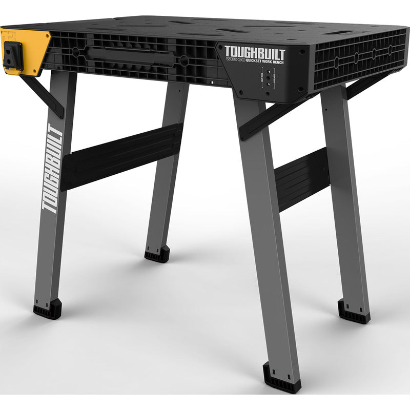 ToughBuilt QuickSet Workbench WB-700 - Schnell klappbar - 855 × 787 × 603 mm - Schwarz
