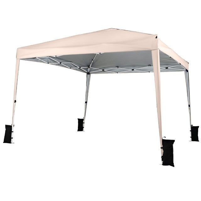 Coast Faltbarer Gartenpavillon 3 x 3 m – Wasserdicht und höhenverstellbar – 247–267 x 300 x 300 cm – Beige