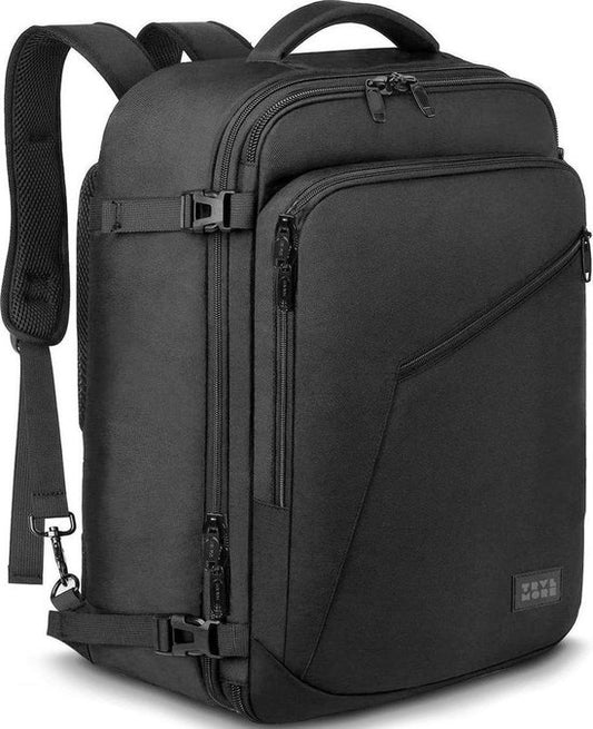 TRVLMORE Reisetasche - 40L - Rucksack - Handgepäck Wochenendtasche - Rucksack - Spritzwassergeschützt Schwarz