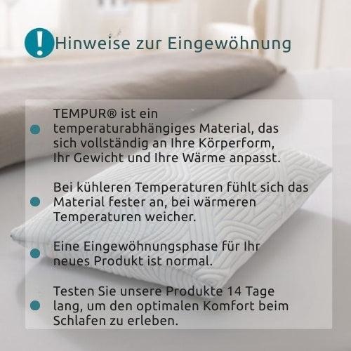 TEMPUR - 2er-Set TEMPUR Prima SmartCool Pillows - Kühlendes und druckreduzierendes Schlafkissen - Soft Feel - 60 x 50 cm