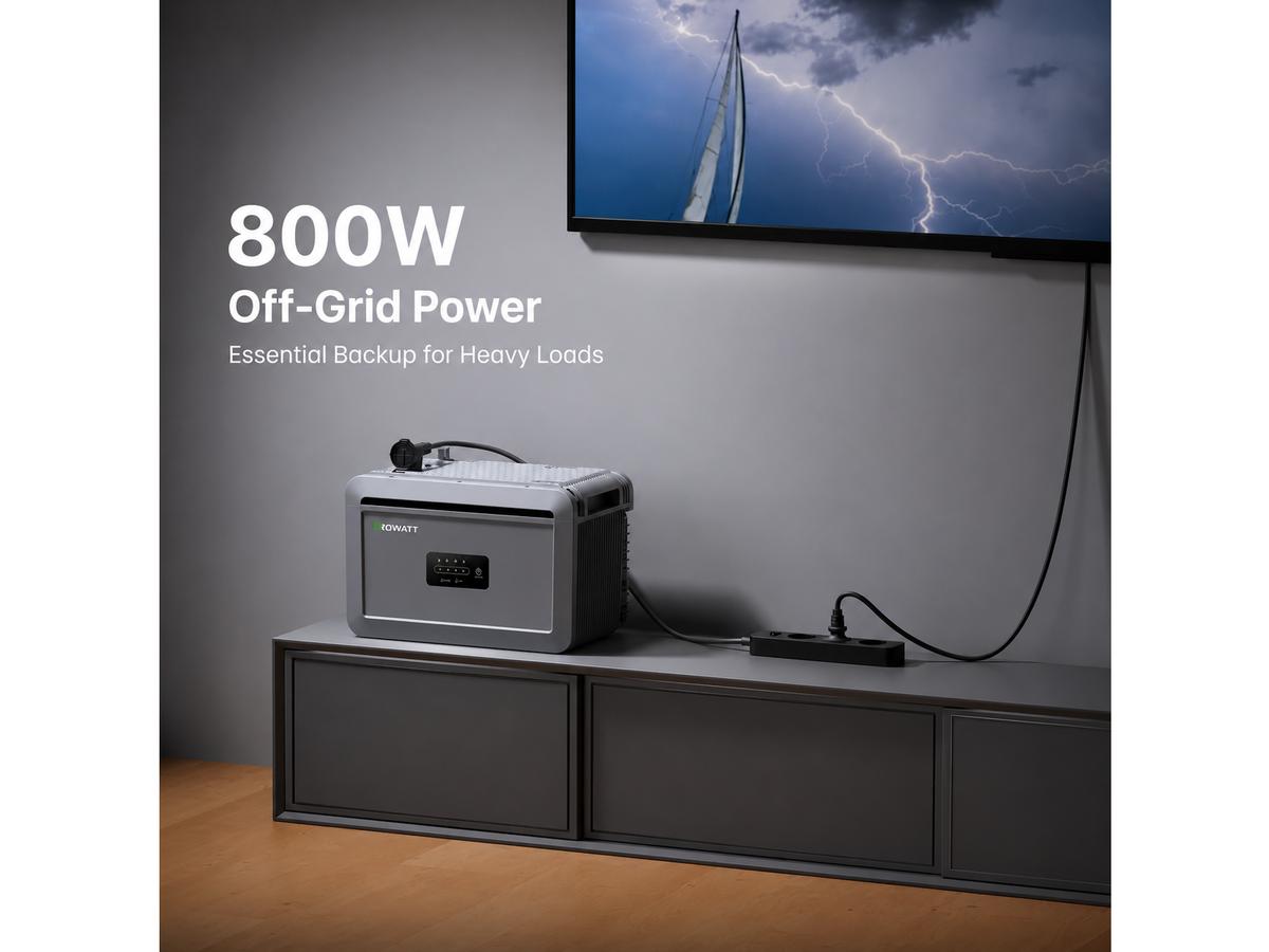 Growatt Nexa 2000 Heimbatterie – Erweiterungsmöglichkeit – Kompaktes Design