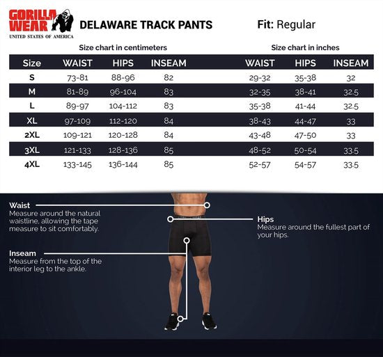 Gorilla Wear Delaware Trainingshose – Marineblau – 2XL