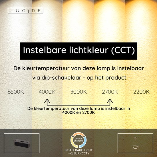Lucide ESPIRAL – Hängeleuchte – LED, dimmbar – CCT – 1×40 W, 2700 K/4000 K – Taupe – Essential