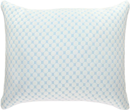 BREND BR-2233 CloudComfort Kopfkissen für Rücken-, Bauch- und Seitenschläfer - 50 x 70 cm - Memory Foam - mit kühler Seite und verstellbarem Komfort - Weiß