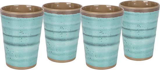 Bo-Camp – Becher – Halo – Blau – 4 Stück