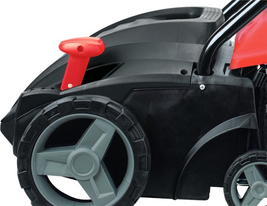 Scheppach Elektrischer Vertikutierer & Belüfter SC32 – 1500 W – 32 cm Arbeitsbreite und bis zu 12 mm Arbeitstiefe – für Rasenflächen bis zu 500 m²