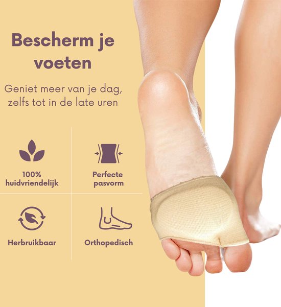 Urban State Vorfußpolster (Softgel) - 2er Set - Größe M - Farbe Skin