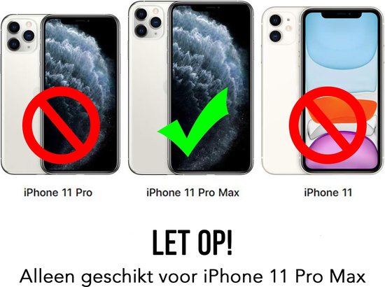 Podec Phone Case Transparent Passend für iPhone 11 pro max Case Transparent und Displayschutzfolie Schutzglas
