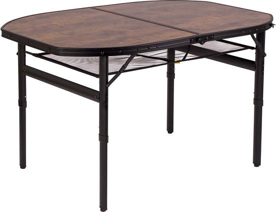 Bo-Camp - Industrie - Tisch - Melrose - Oval - Koffermodell - 120x80 cm