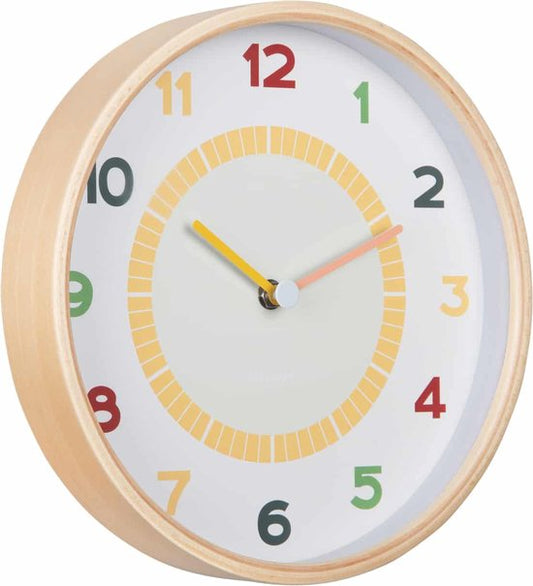 Karlsson Wanduhr Chico – Multicolor – Ø 25 cm – Wanduhr im skandinavischen Stil