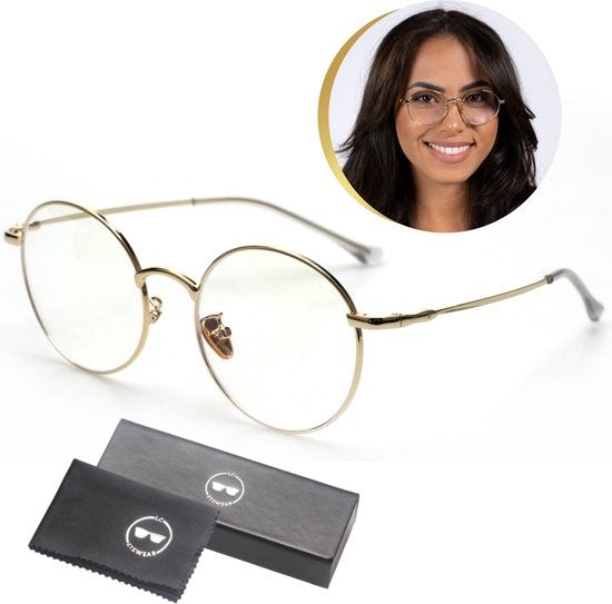 LC Eyewear Computerbrille - Blaulichtbrille - Displaybrille - Metall - Unisex - Gold