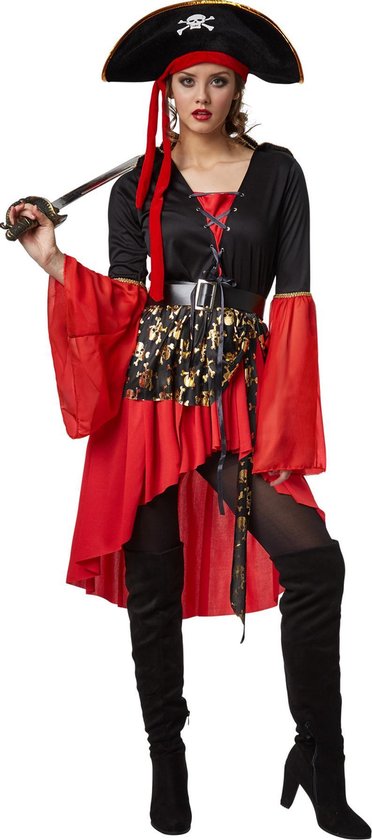 Dressforfun Faschingskostüm Piratenkönigin - XL - Damen