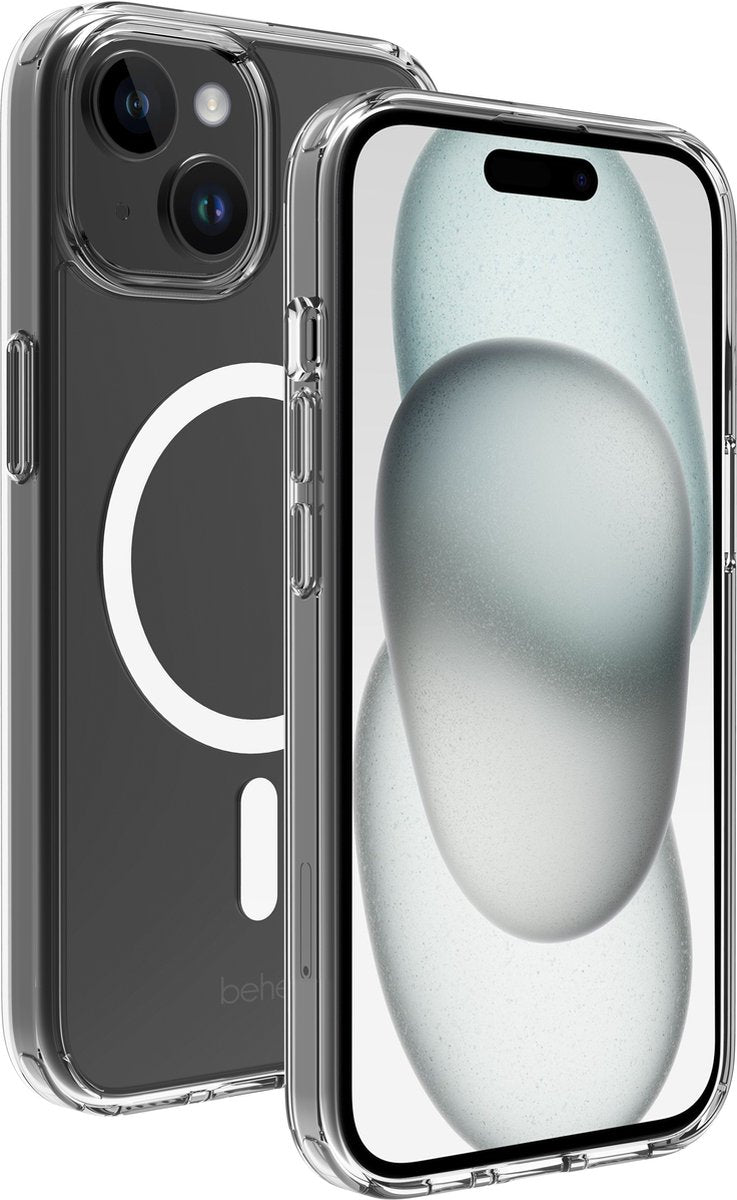 BeHello Tasche iPhone 15 - MagSafe - Transparent