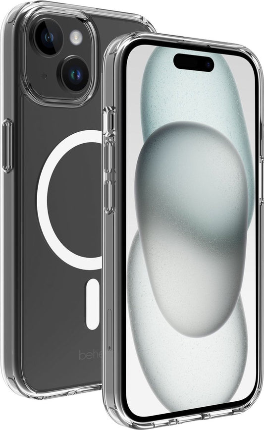 BeHello Tasche iPhone 15 - MagSafe - Transparent