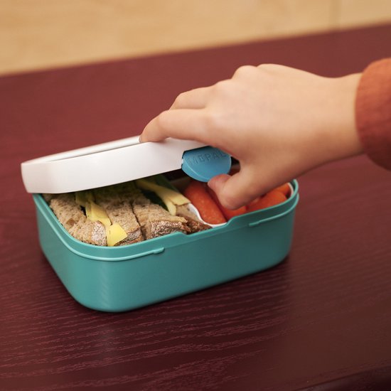 Mepal Lunchbox Campus – 750 ml – Brotdose mit Fächern für Kinder – Platz für 4 Scheiben Brot – Paw Patrol Pups
