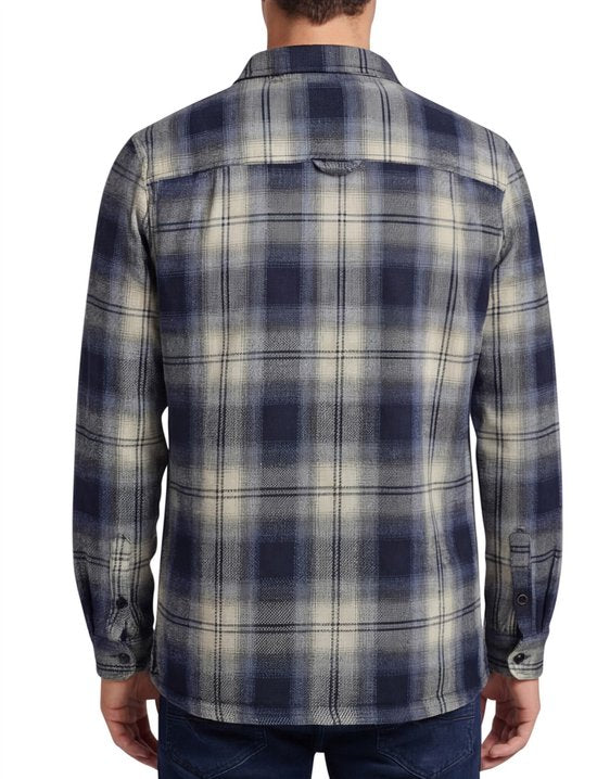 Superdry – Miller Jacke, Wolle, Blau – Herren – Größe XL – Modern-Fit