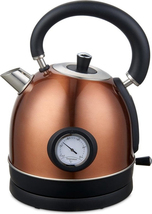 MOA Retro Wasserkocher Kupfer 1,8 Liter - Elektrisch - Edelstahl - EK3TC
