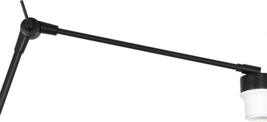 Steinhauer Prestige Chic Wandleuchte - Dimmbar - Gelenkarm bis 74,5 cm - Schwarz