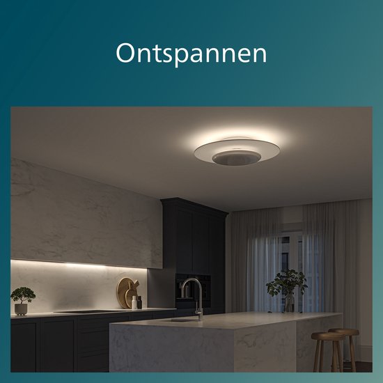 Philips Garnet Deckenleuchte - Schwarz - 27K - 30W