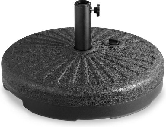 Casaria Sonnenschirmständer - bis zu 28 kg befüllbar - Schwarz
