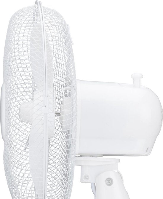 Lifetime Air Tischventilator 35W - Ventilator für Tisch und Schreibtisch - mit Griff, 3 Geschwindigkeiten und Kippfunktion - leise 65dB - Weiß