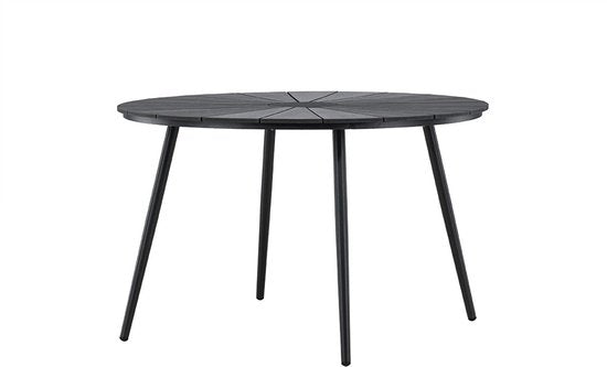 San Vito Gartentisch Ø 120 cm, schwarz