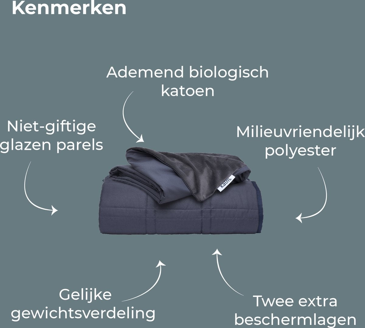 Kalm Beschwerungsdecke 6 KG - Beschwerungsdecke - Anti Stress