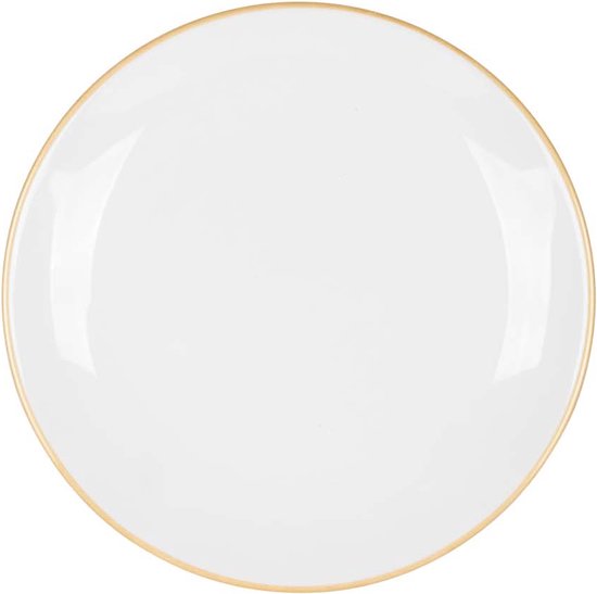 Gimex Linea Line Geschirrset – Gold – 12-teilig