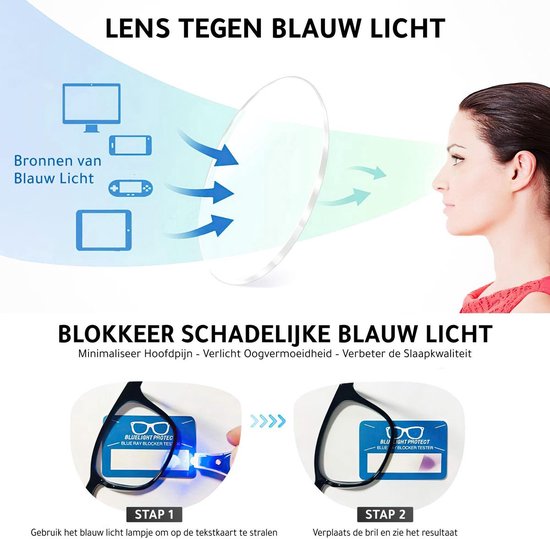 LC Eyewear Nachtbrille - Computerbrille - Abendbrille - Blaulichtbrille ohne Stärke - Nachtbrille für Auto oder Motorrad - Displaybrille - Blaulichtbrille - Autobrille