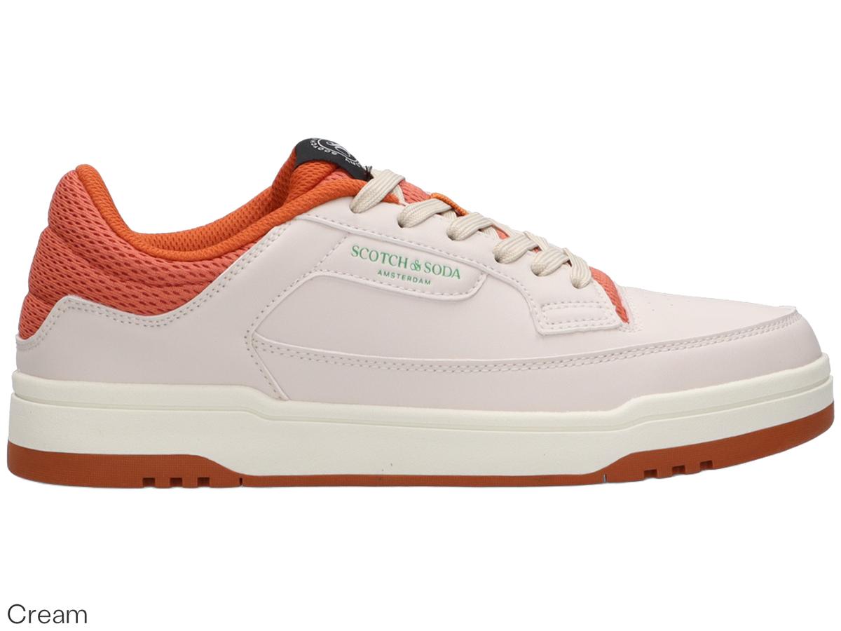 Scotch & Soda Crout Sneakers – Sportlich-elegantes Design – Größe 42 – Grün/Creme