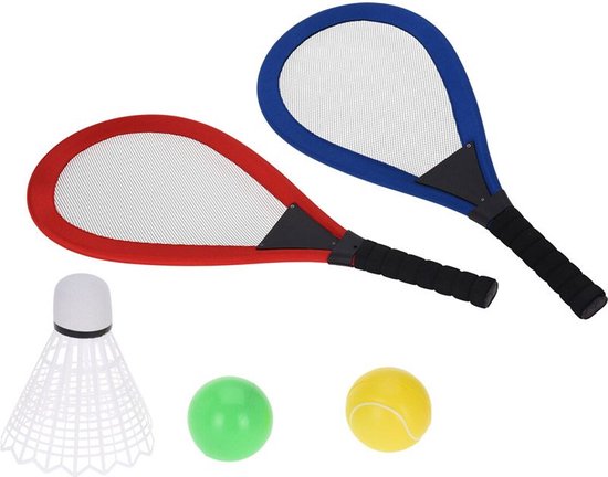 Tennisset XL mit Megaschiffchen - 5 Stück