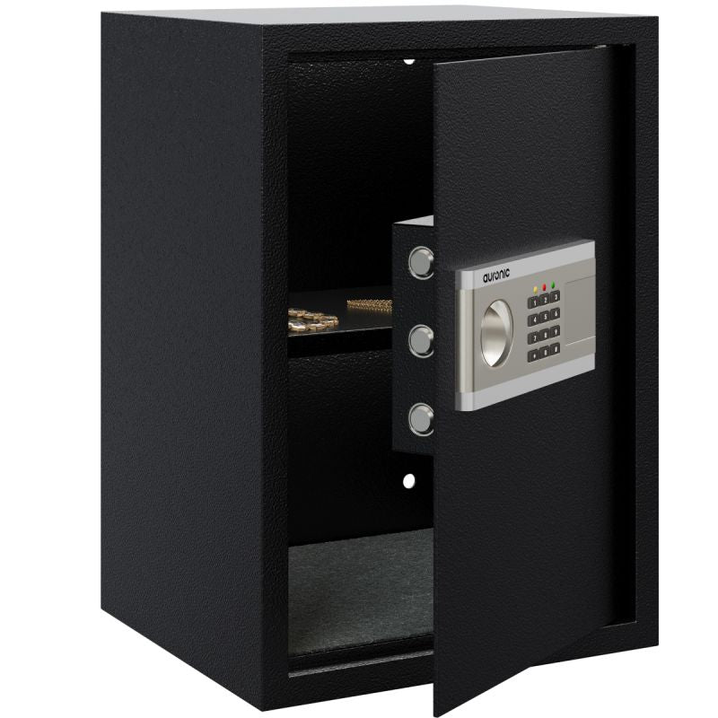 Auronic Electronic Safe Extra Large - 54L - Stahl - Schwarz