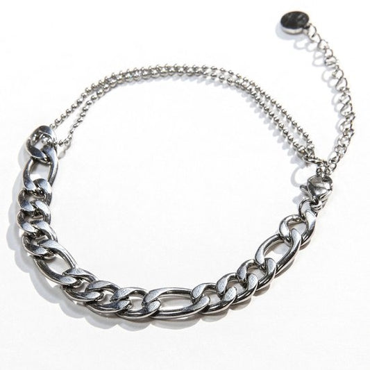 Laura Ferini Damenarmband Prego Silber - Silbergliederarmband - 18K Weißgold vergoldet - Schmuck - Accessoires - Schmuck - Damenarmband