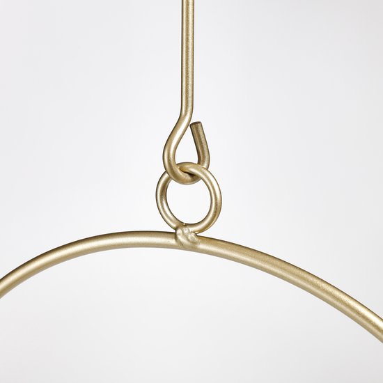 Mica Decorations Dexter Blumentopf hängend - L24 x B14 x H83 cm - Gold