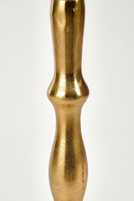 Mica Decorations Duco Beistelltisch - H66 x Ø25 cm - Recyceltes Aluminium - FSC 100% - Gold