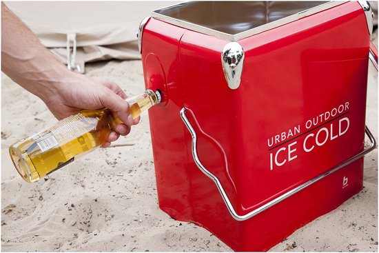 Bo-Camp - Urban Outdoor - Kühlbox - Greenwich - Rot - 17 Liter