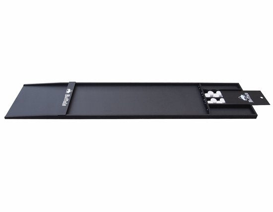 Buffalo Shuffleboard Nero – 200 cm – inkl. 30 Scheiben & Aufbewahrungsdeckel