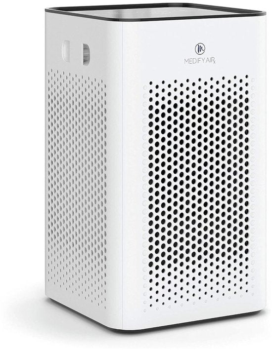 Medify Air MA-25 Luftreiniger – 170 m³/h – HEPA-H13-Filter & Touch-Bedienung – Nachtmodus – Luftreiniger gegen Heuschnupfen, Allergien und Hausstaubmilben – Weiß