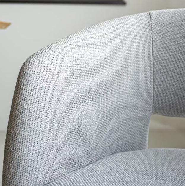 Vince Design Boden Esszimmerstuhl 55x55x78 cm - Hellgrau